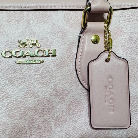 Coach Powder Pink Large Rowan - Picture 4 of 8
